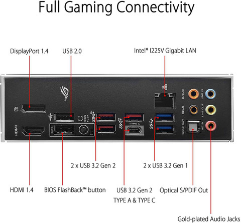 ASUS ROG Strix Z490-F Gaming LGA 1200Socket ATX Intel Z490 Chipset