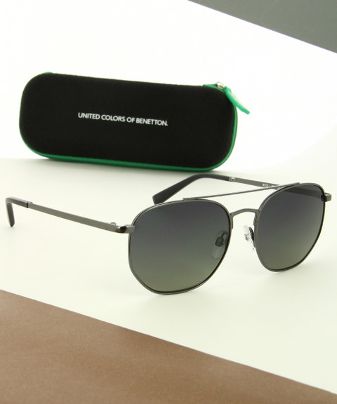 Buy United Colors of Benetton Aviator Sunglasses Blue For Men