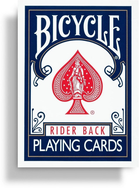 BICYCLE RIDER BACK BLACK 24こ Bicycle Rider Back Playing Cards Edition Deck by USPCC - Rider