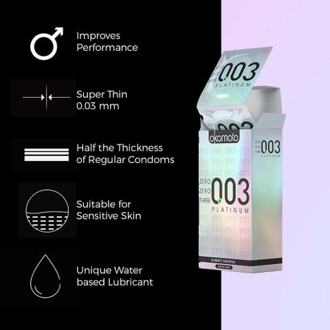 okamoto PLlatinum Condom Price in India - Buy okamoto PLlatinum