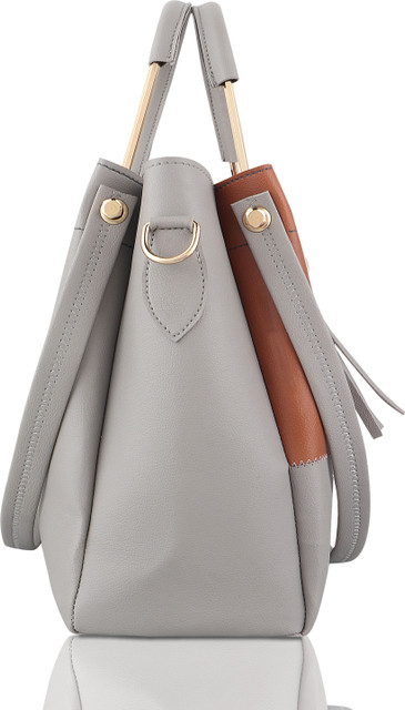 ARMODA Women's Trendy Hobo Shoulder Bag - Large Grey Tote With Multiple Pockets - Casual Day Bag