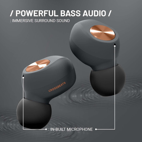 CrossBeats ASH GREY Bluetooth Price in India Buy CrossBeats ASH