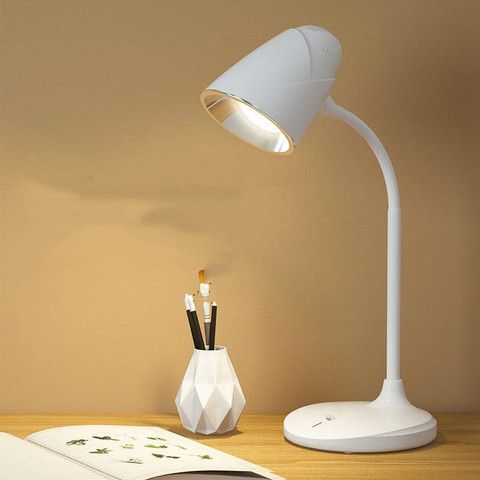 FIRSTLIKE Rechargeable LED Touch On/Off Switch Desk Lamp Children
