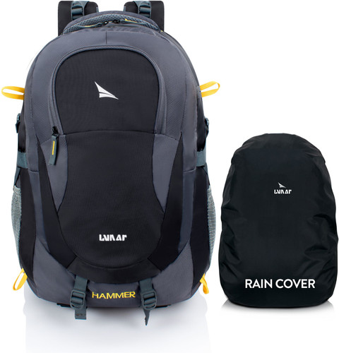 Lunar's High Quality 50L Travel Laptop Bag upto Laptop with Rain  Cover and Internal Organiser 50 L Laptop Backpack