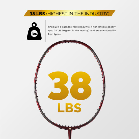 朱 Apacs Z-Ziggler Lite (76g, 33 LBS) Unstrung Badminton