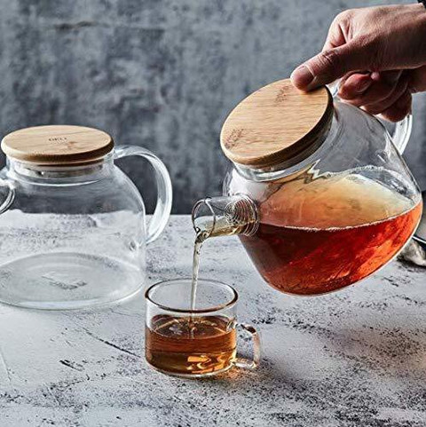 Binzo Glass Kettle Cup Set – Cups Tray
