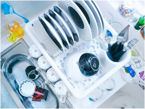 IKEA Plate Kitchen Rack Plastic