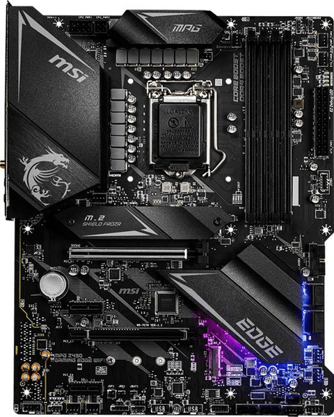 Msi Cheap Z490 Motherboard MSI MPG Z490 GAMING EDGE WIFI ATX LGA