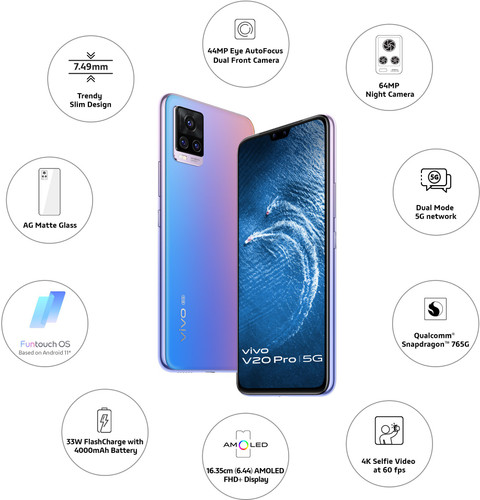 vivo V20 Pro 128 GB Storage, GB RAM Online at Best Price On