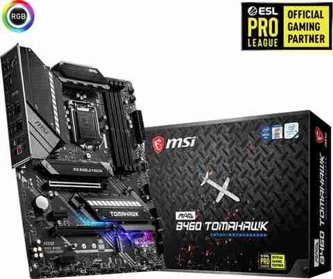 MSI MAG B460 TOMAHAWK ATX LGA 1200 Gaming LGA 1200Socket ATX Intel