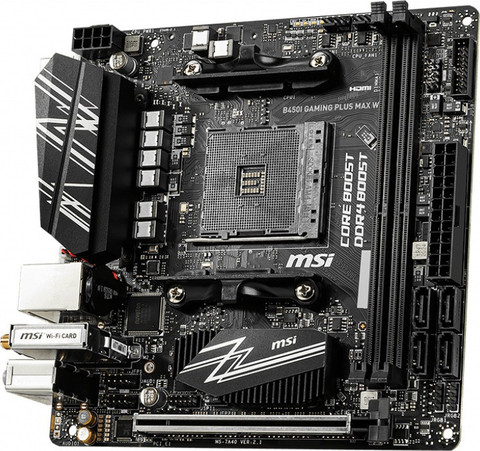 MSI B450I GAMING PLUS MAX WIFI Mini-ITX AM4 Gaming AM4Socket Mini