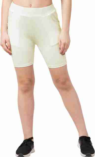 Xprime Solid Women White Sports Shorts - Buy Xprime Solid Women White  Sports Shorts Online at Best Prices in India | Flipkart.com