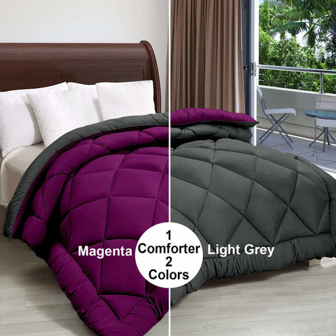 Beta Divine Solid Single Comforter for Heavy Winter