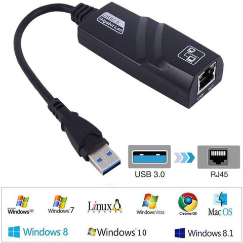 microware USB to Ethernet Adapter, Driver Free 10/100/1000
