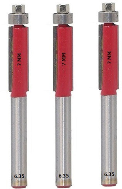 ALPHABET 6.35 MM SHANK TS-4 ( Dia. 7 MM) FLUSH TRIM ROUTER BIT