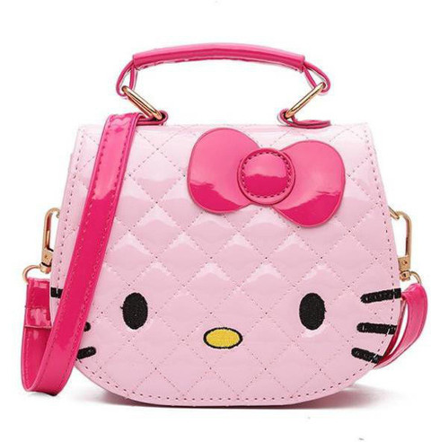 Nia Creations Pink Sling Bag Hardshell Cartoon Character Kitty Crossbody  Hand Purses for Kids Toddler Mini Cute Princess Handbags Shoulder  Messenger