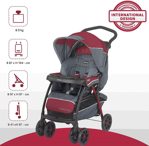 Chicco Cortina Cx Stroller Lava Stroller Buy Stroller in India