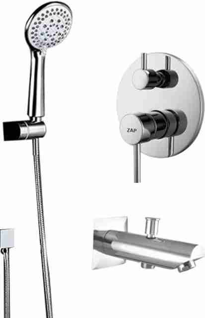 バス・洗面所用品 MULTI-HONIZER for Shower ZAP ZXR 70100 Complete Diverter Set with Plate, Hand Shower