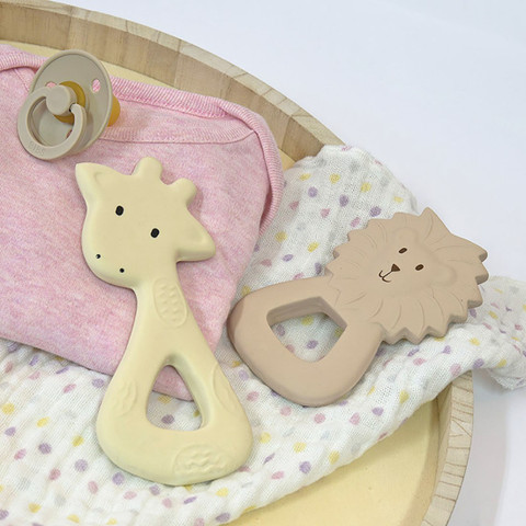 Tikiri Toys LionNatural Rubber Teether Rattle Price in India Buy