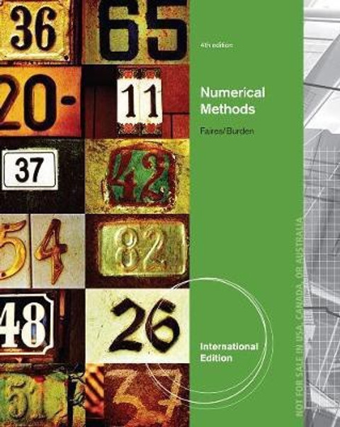 Numerical Methods, International Edition: Buy Numerical Methods