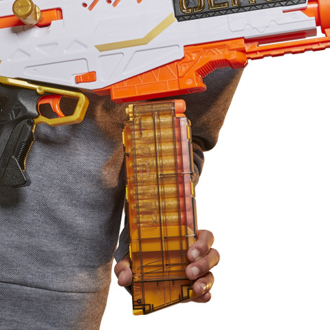 Nerf Ultra Pharaoh Blaster with Premium Gold Accents, 10-Dart Clip