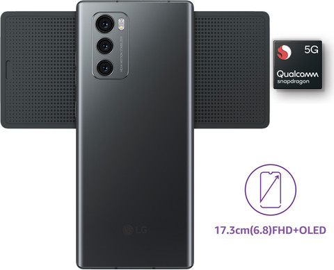 LG WING LM-F100N 128GB SIMフリー オーロラグレー LG Wing 5G LM-F100N 128GB Aurora Gray【韓国版 SIMフリー】|中古