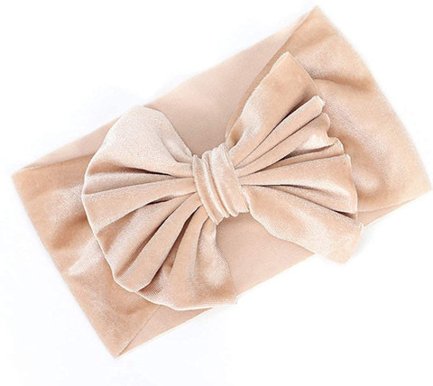 SYGA Piece Velvet Bow Shape Baby Head Band Hair Band Price in