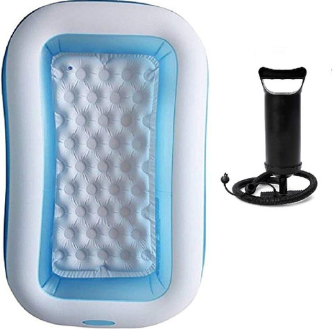 Enorme Feet Swimming Pool Bath Tub with Hand Air Pump Inflatable Swimming  Pool