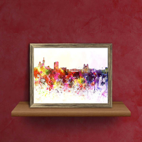 ポルフィリオ アート Artzfolio Marseilles Skyline, a port city in Southern France