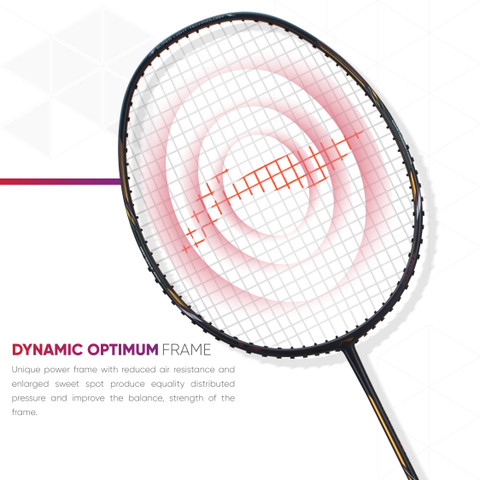 LI-NING AIR-FORCE 78 G2 Grey, Gold Strung Badminton Racquet