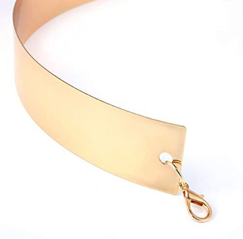 livisorb Women Gold Metal Belt