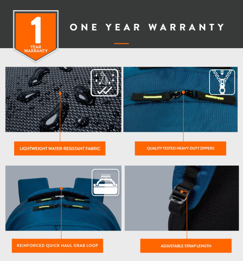 Lunar's Comet4 Compartment Casual Travel Bagpack College