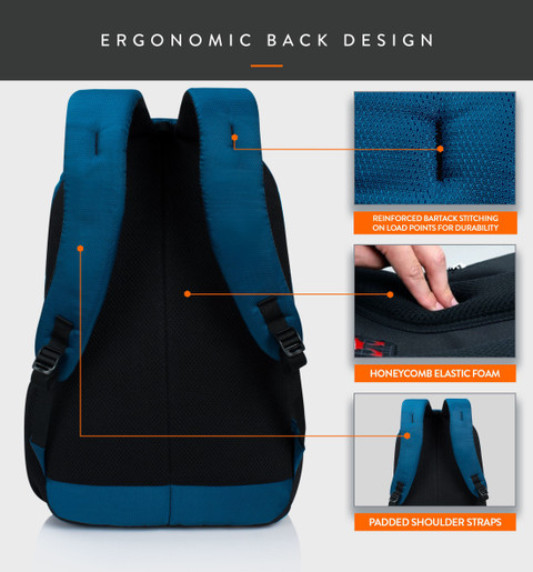 Lunar's Comet4 Compartment Casual Travel Bagpack College School Bag  with Year Warranty 35 L Backpack