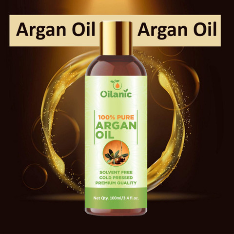 Oilanic 100% Pure & Natural Argan Oil( 100 ml) Hair Oil - Price in
