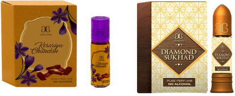 AROCHEM Kesariya Chandan Diamond Sukhad no alcohal natural perfume