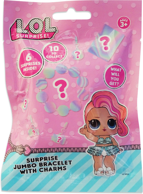 LOL Surprise Jumbo Bracelet Blind Bag, for Girls 3+ Above,(Multicolour)