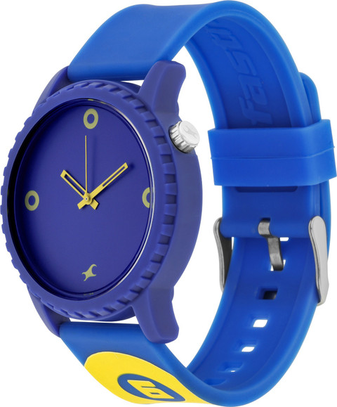 Fastrack 38039PP15W Solids and Stripes Analog Watch For Boys