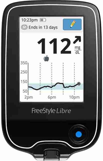 FreeStyle Libre Reader Flash Glucose Monitoring System Glucometer Price ...