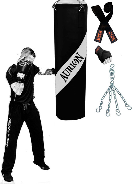Aurion by 10Club Unfilled Heavy Feet Punch Bag Boxing MMA
