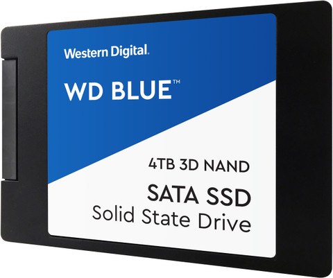 内蔵型SSD WO BLUE 4TB SATA SSD SATA III 3D NAND WD WD Blue 4 TB Desktop Blue SATA III Internal Solid State Drive