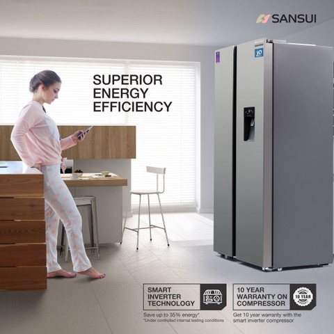 Sansui 544 L Frost Free Side by Side Refrigerator Online at Best