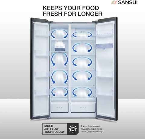 Sansui 544 L Frost Free Side by Side Refrigerator Online at Best