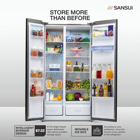 Sansui 544 L Frost Free Side by Side Refrigerator Online at Best