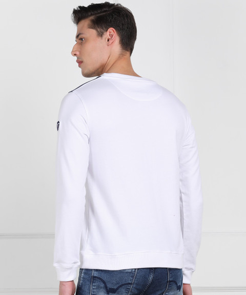 Peter England University Full Sleeve Printed Men Sweatshirt Buy