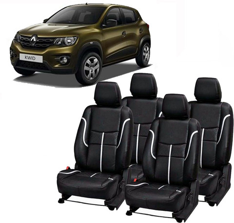 AutoSafe PU Leather Car Seat Cover For Renault Kwid