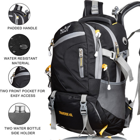 3SIX5 Heavy Duty Traverse Collection Unisex Travel 45 L Laptop