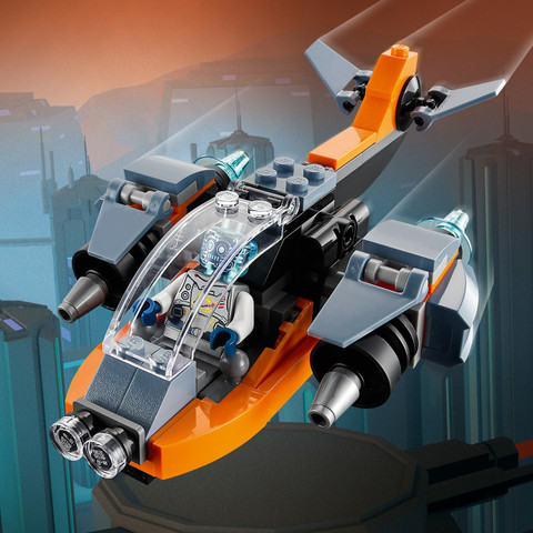 Lego 31111 Cyber Lego Cyberdrone LEGO Creator 3-in-1 Cyber Drone