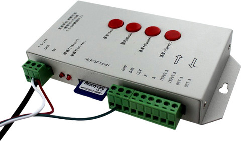 TRP Traders T1000S LED RGB Full Color Programmable Pixel Controller ...