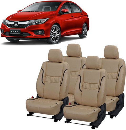 JMDi PU Leather Car Seat Cover For Honda City Price in India Buy