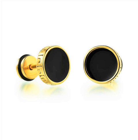 Buy shivay Mens Jewellery Valentine Multi Gold Stud
